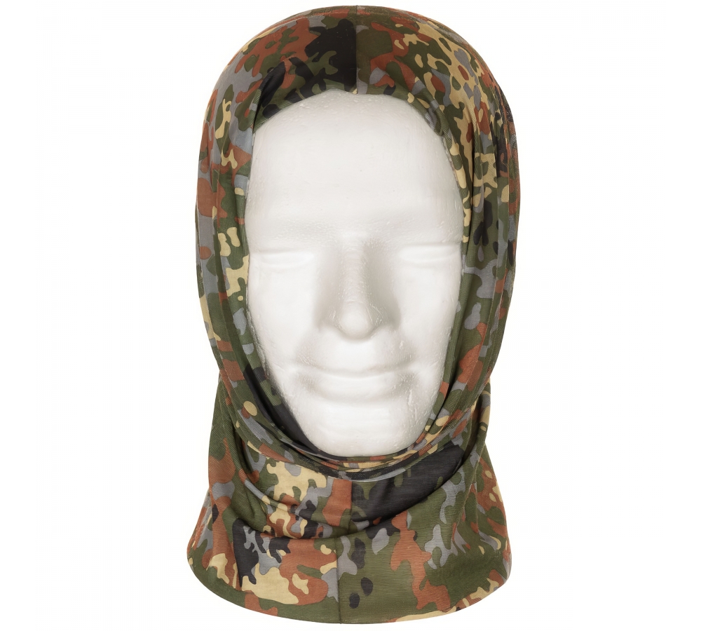 MFH Multifunktionstuch Flecktarn – Halswärmer, Loop-Schal, Sturmhaube & Stirnband