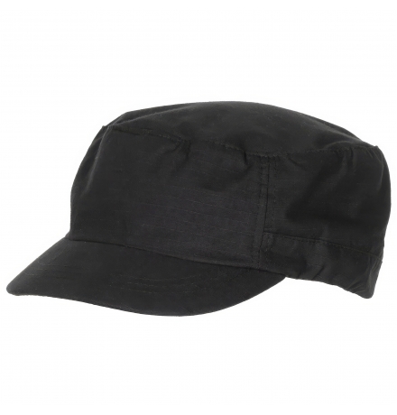 US Cap Rip Stop schwarz "Elasti-Fit"