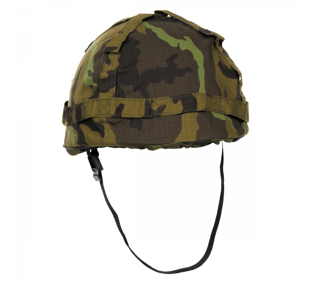 US Helm Kunststoff mit Stoffbezug M 95 CZ tarn
