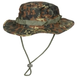US GI Buschhut mit Kinnband GI Boonie Rip Stop flecktarn