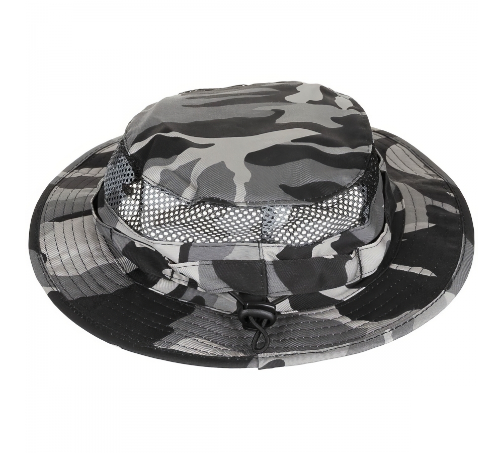 Buschhut "Mesh Boonie" grey camo