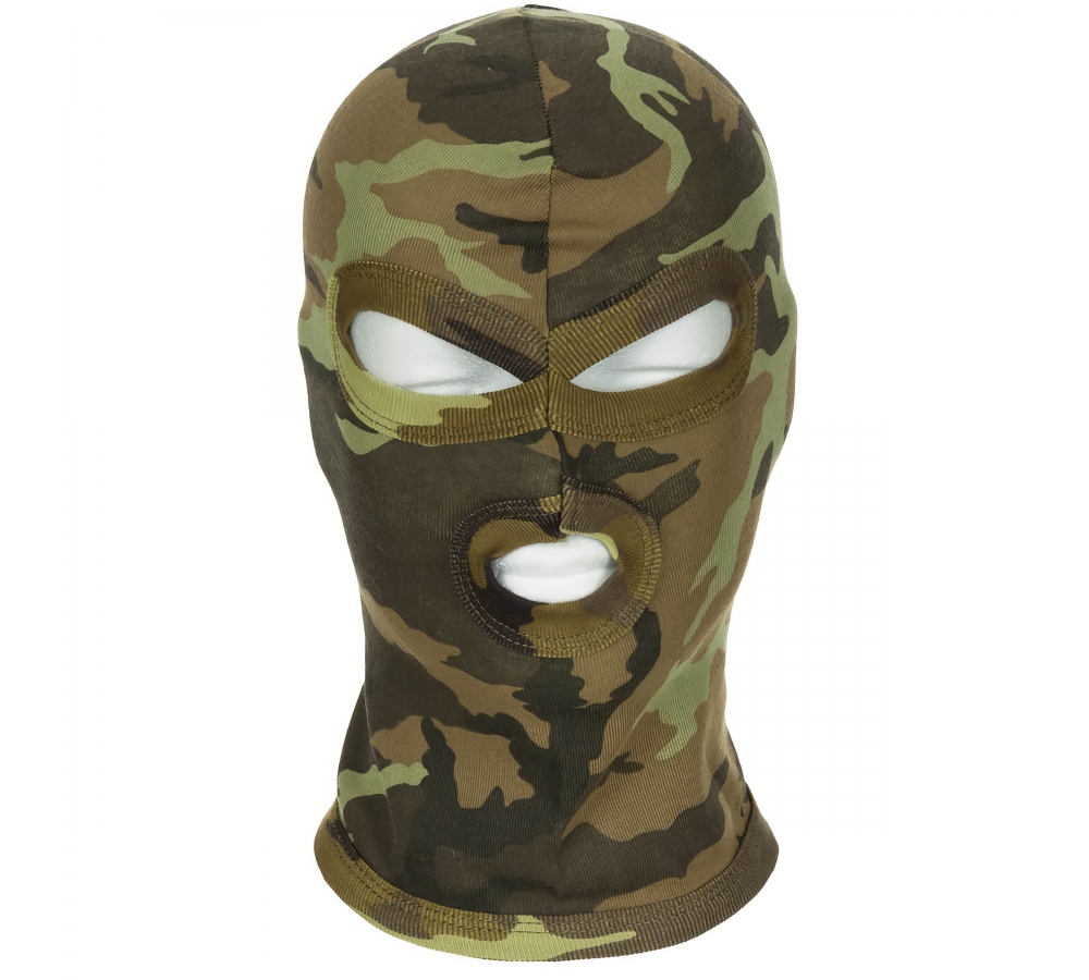 Balaclava 3-Loch dünn M 95 CZ tarn 100 % Baumwolle