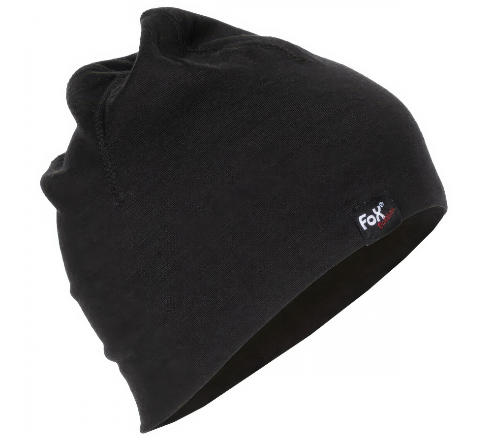 Beanie "Merino Lite" schwarz