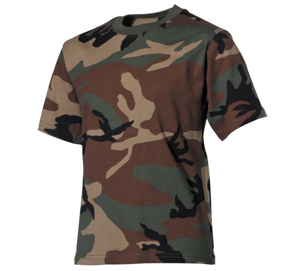 Kinder T-Shirt woodland halbarm 170 g/m²