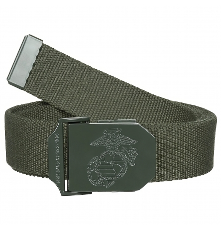 Ремень USMC, оливковый, около 3,5 см