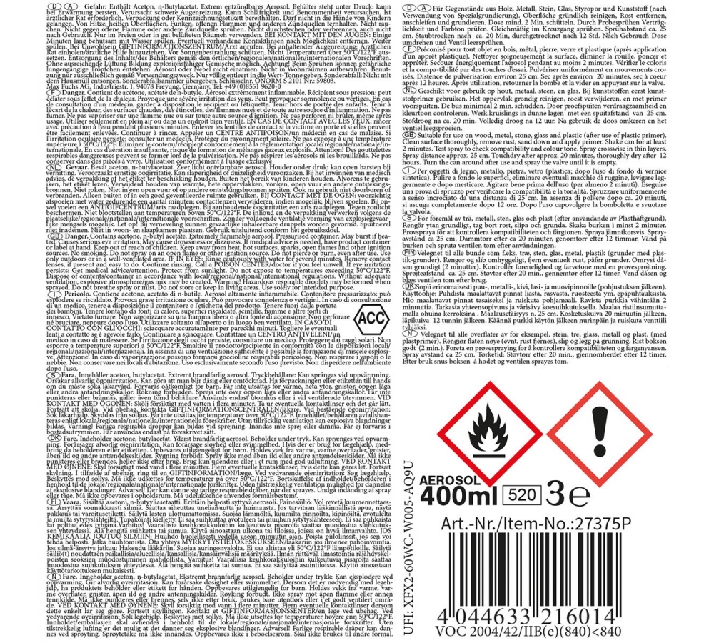 Army Farbspray WH KHAKI DRAB matt 400 ml
