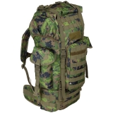 BW Muharebe Sırt Çantası MOLLE 65 l alüminyum çubuk M05 kamuflaj