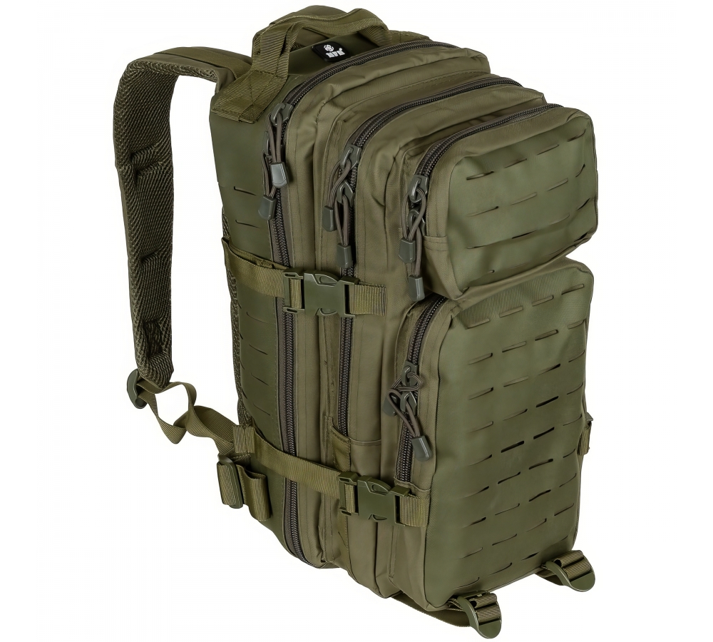 US Backpack Assault I "Laser" OD green