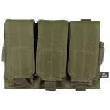 Magazine Pouch triple "MOLLE" OD green