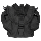 Trinkflaschen Tasche "MOLLE" schwarz