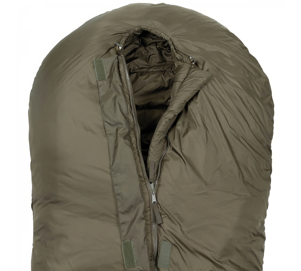 Mummy Sleeping Bag "3 Seasons" OD green 2-layer filling