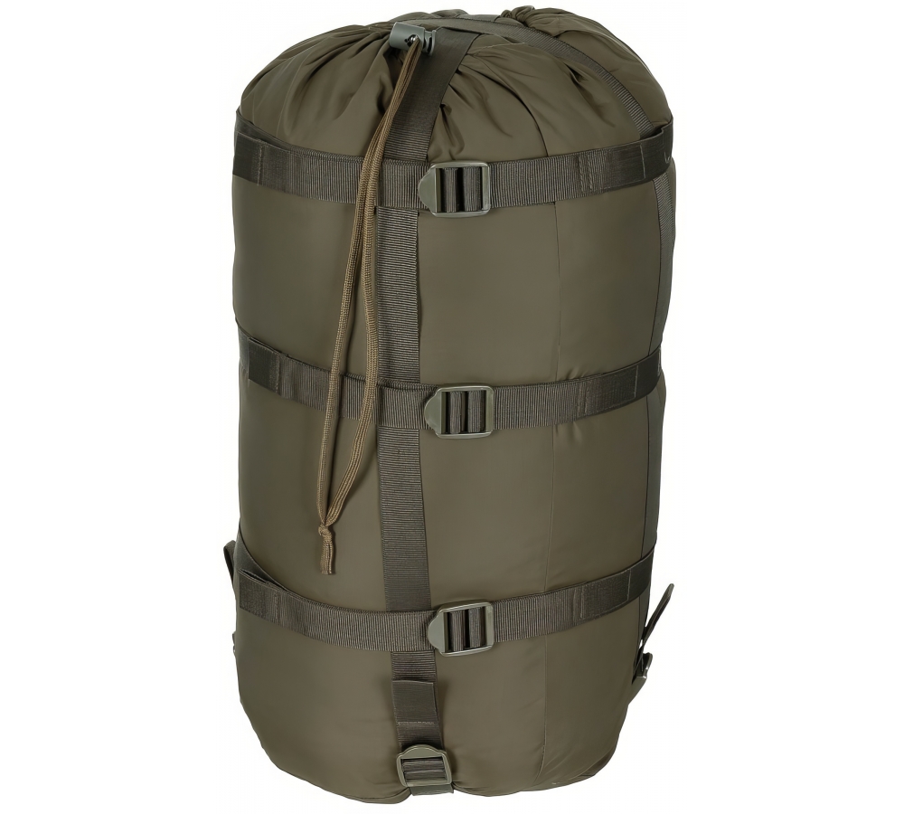 Mummy Sleeping Bag "3 Seasons" OD green 2-layer filling