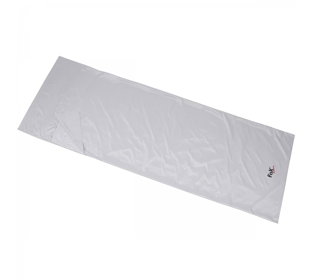 Hüttenschlafsack "Arber" grau Microfaser