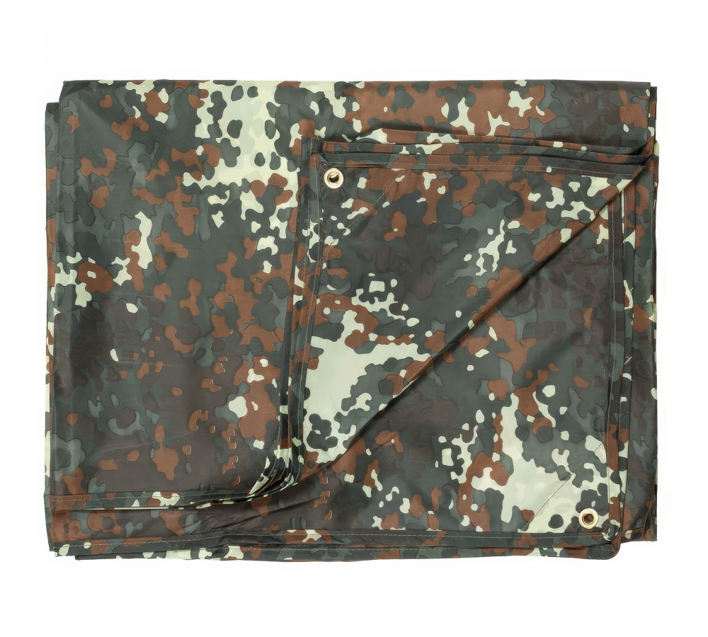 Mehrzweckplane "Tarp" flecktarn ca. 400 x 500 cm