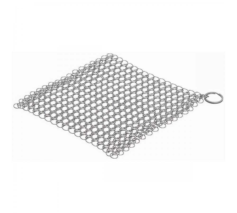 Chain Mail Cleaner Stainless Steel ca. 17.5 x 17.5 cm