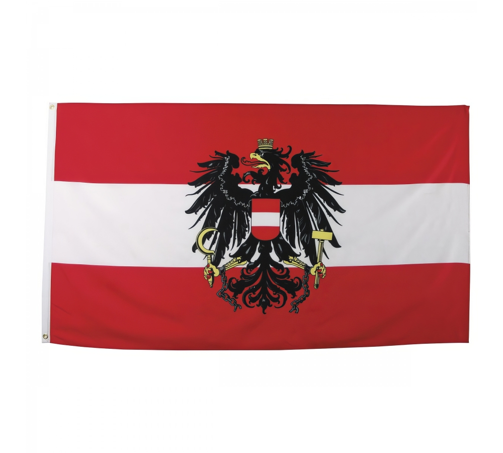 Fahne Österreich Polyester 90 x 150 cm