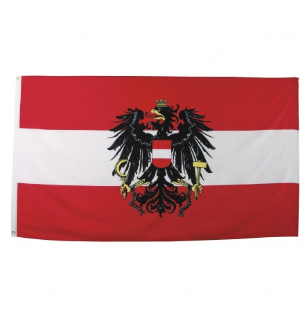 Fahne Österreich Polyester 90 x 150 cm