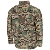 Chemise Troyer en micro-polaire à manches longues op.-camo 200g/m²