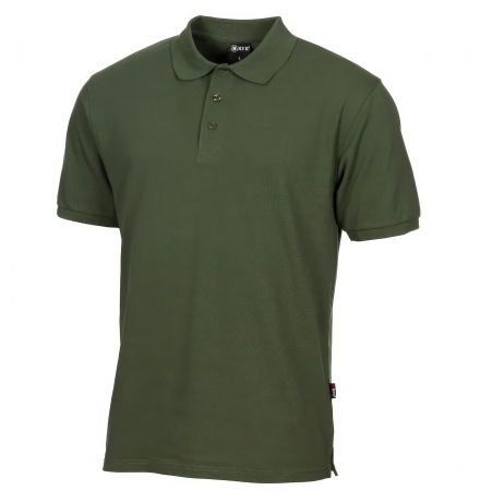 Poloshirt oliv mit Knopfleiste