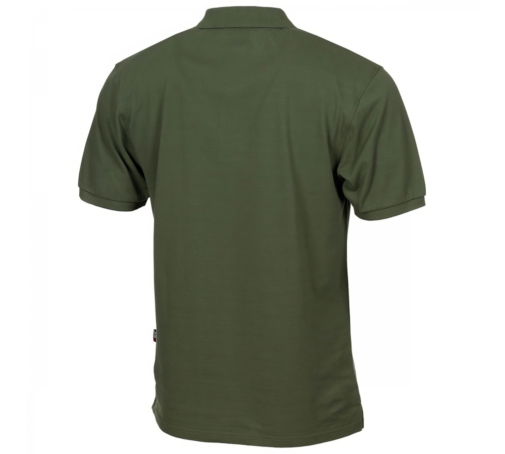 Poloshirt oliv mit Knopfleiste