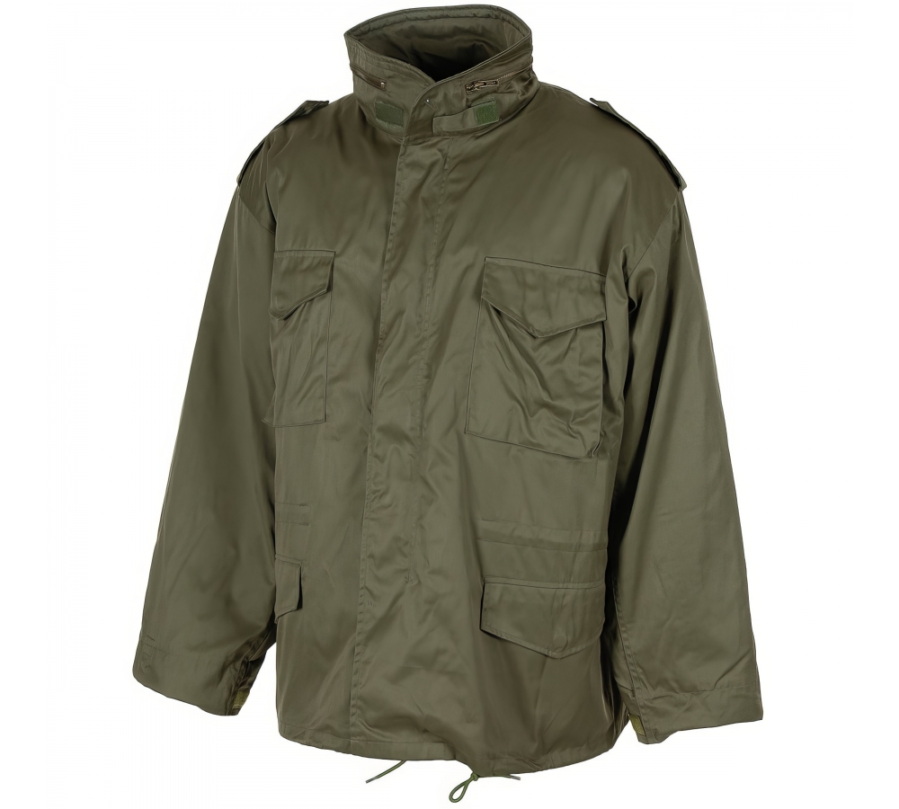US Feldjacke M65 oliv m. auskn. Steppfutter