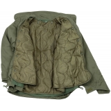 US Feldjacke M65 oliv m. auskn. Steppfutter