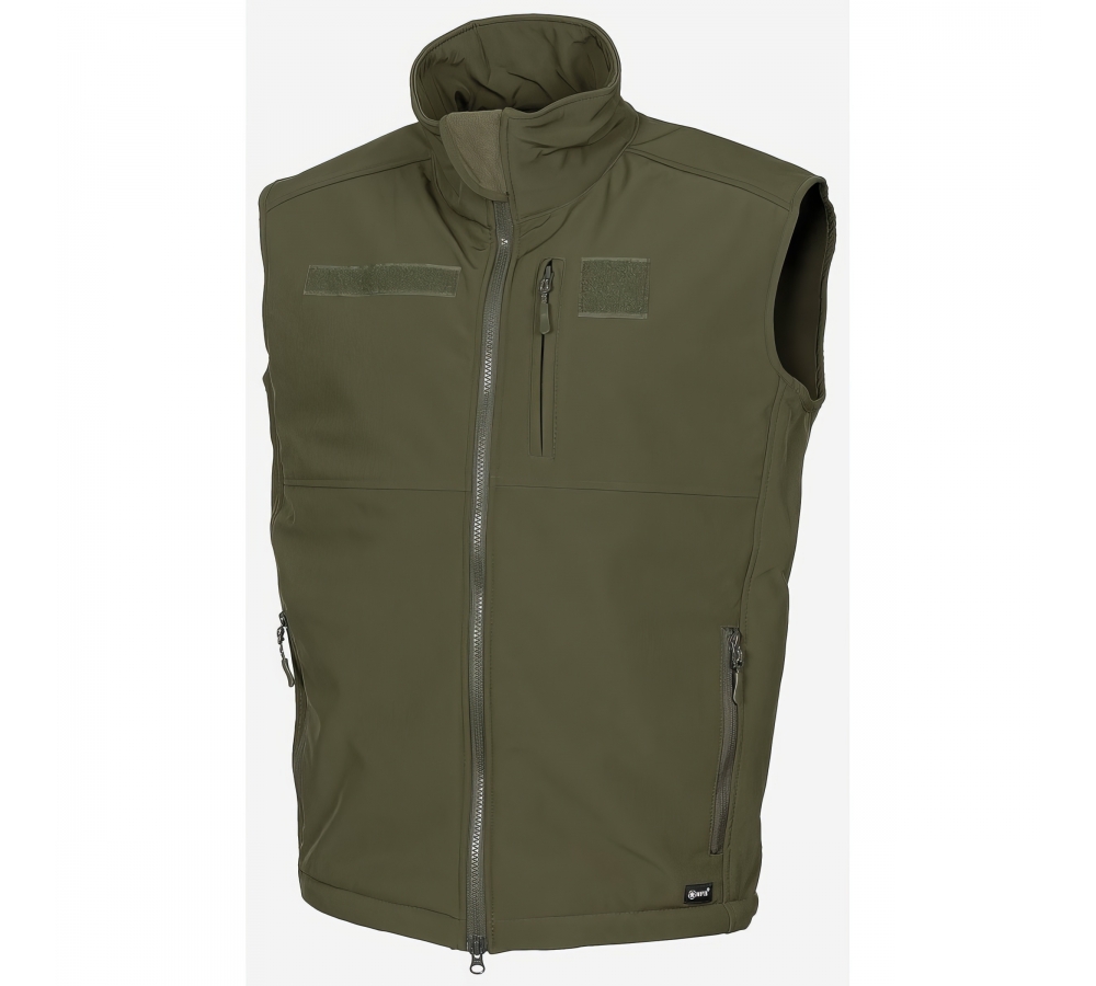 Softshell Weste "Allround" oliv
