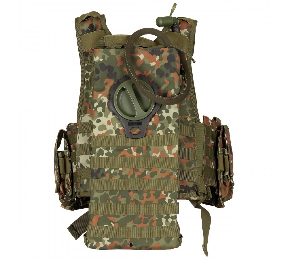 Weste "Ranger" div. Taschen flecktarn