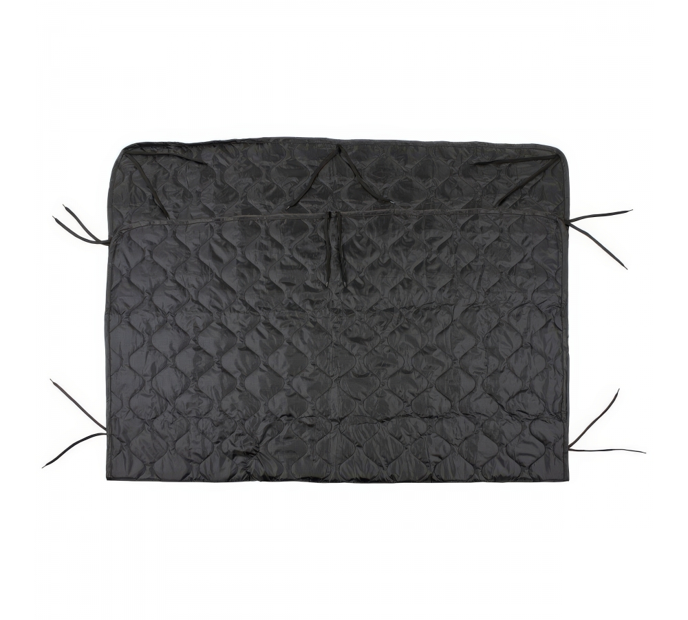 Poncho Liner (Steppdecke) schwarz ca. 210 x 150 cm