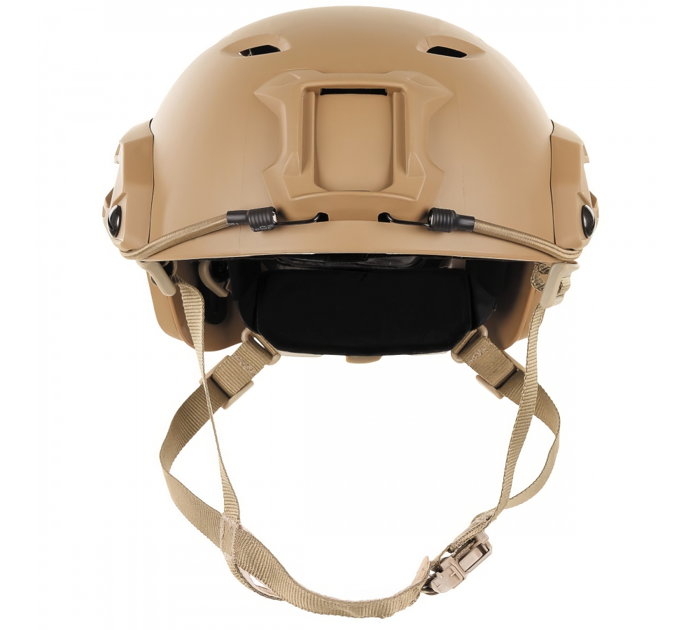 US Helm FAST-Fallschirmjäger coyote Rails ABS-Kunststoff