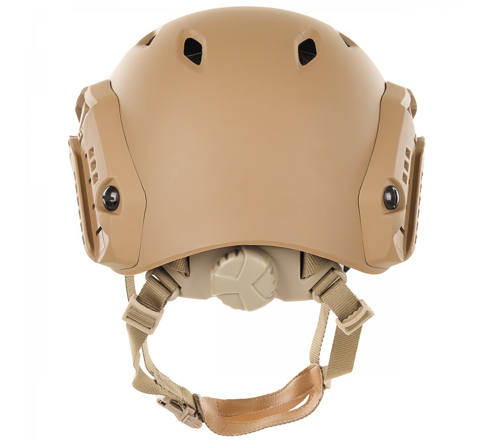 US Helm FAST-Fallschirmjäger coyote Rails ABS-Kunststoff