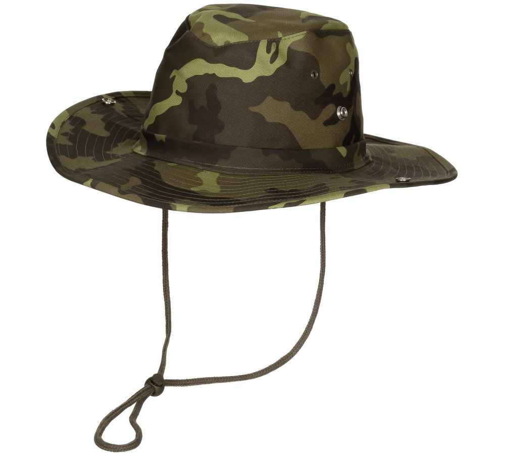 Buschhut M 95 CZ tarn mit Kinnband zum Hochstellen