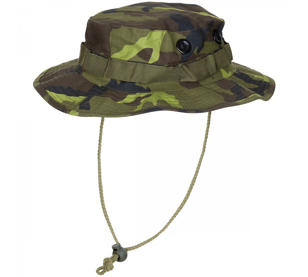 US GI Buschhut Kinnband GI Boonie Rip Stop M 95 CZ tarn