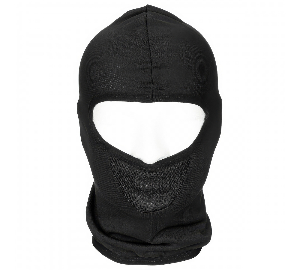 Balaclava "Tactical" 1-Loch schwarz