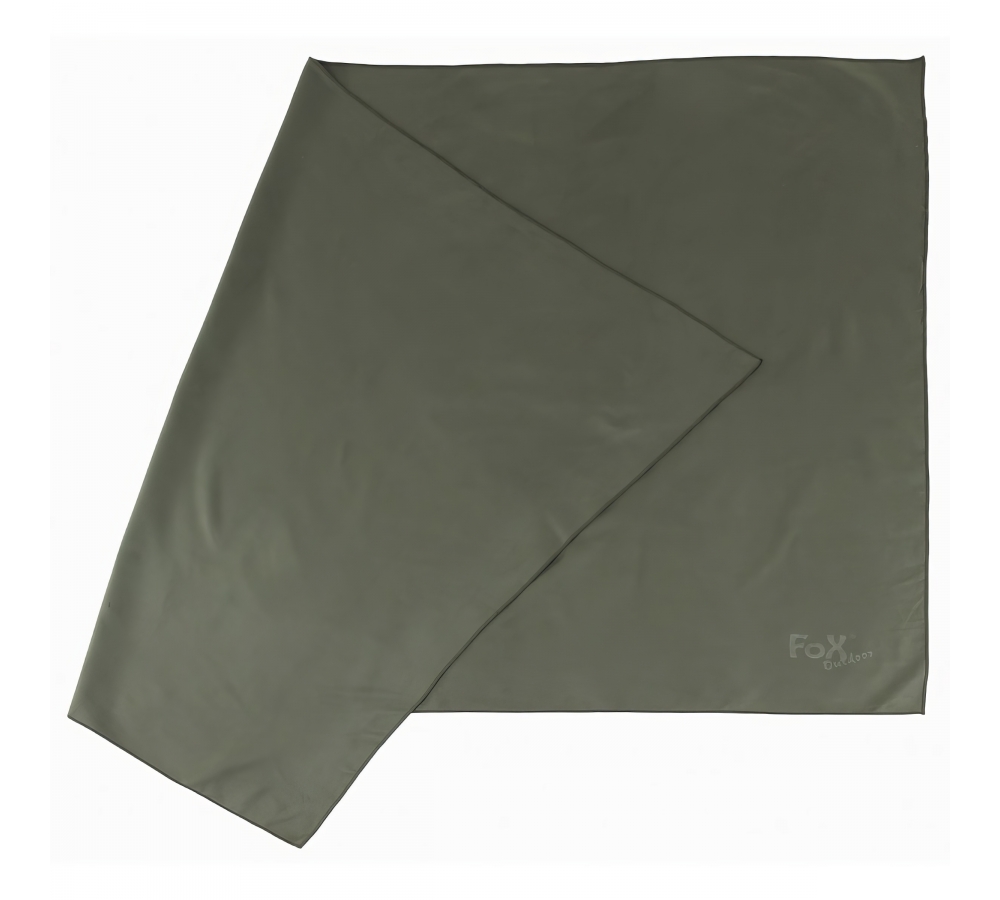 Asciugamano da viaggio Quickdry in microfibra oliva ca. 130 x 80 cm