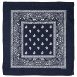 Bandana navyblau-weiß ca. 55 x 55 cm Baumwolle