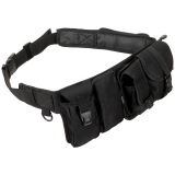 Hüftgurt mit 6 Taschen ca. 55 cm schwarz