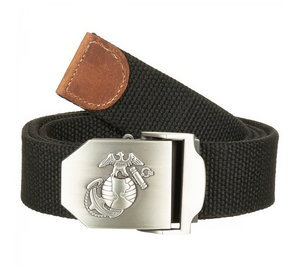 Cinturón de tela USMC aprox. 4 cm negro