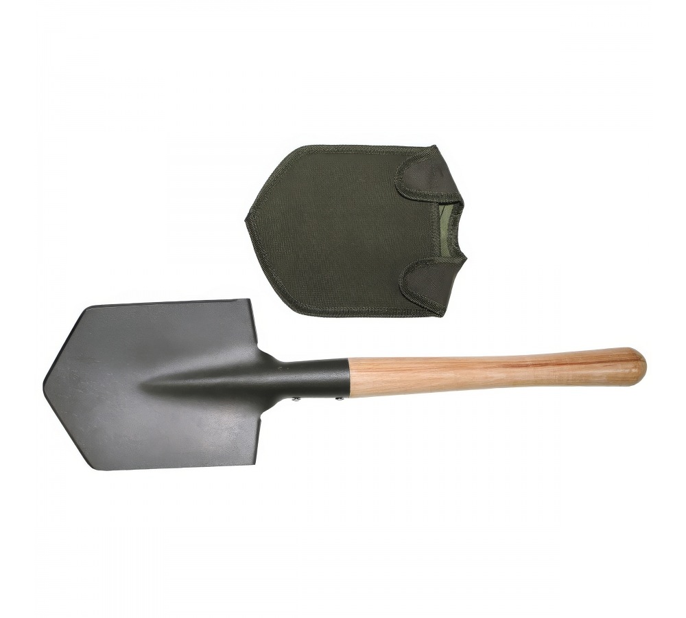 Spade wooden handle extra stable