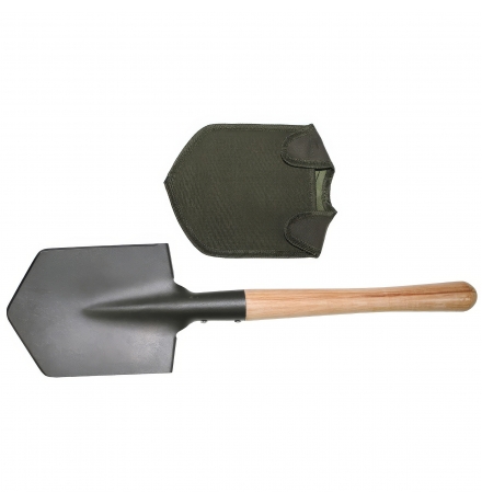 Spade wooden handle extra stable