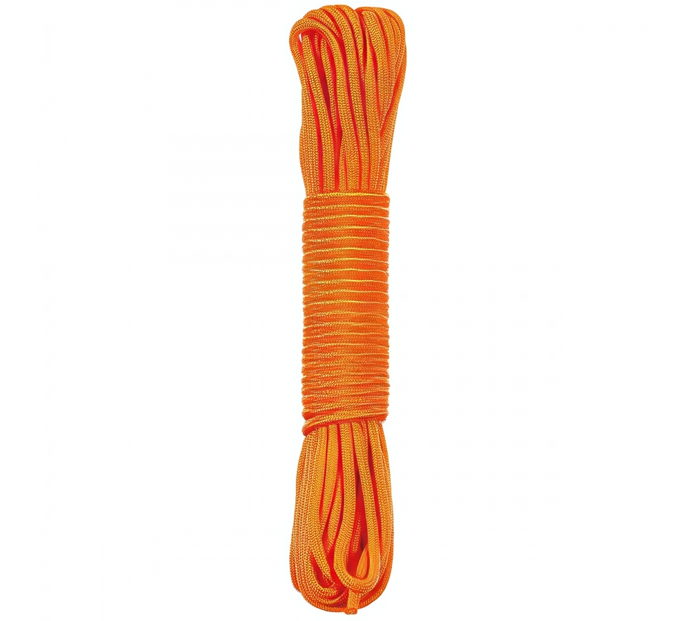 Fallschirmleine orange 100 FT Nylon