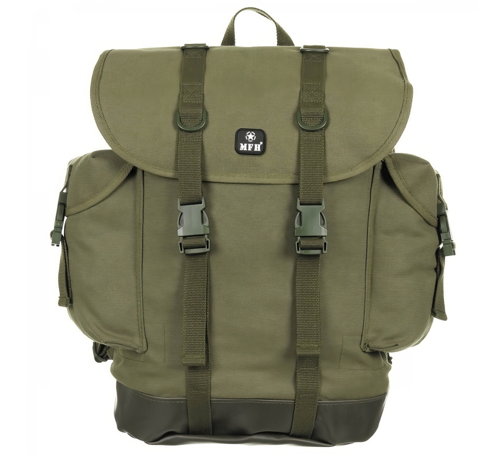 MFH Bundeswehr Dağcı Sırt Çantası, Haki – 30L Yeni Model Avcı Çantası, Outdoor için