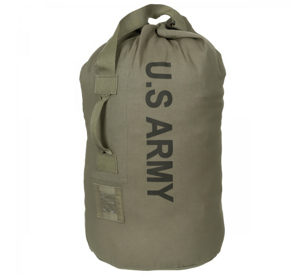 US taška duffle OD zelená s nosným popruhem
