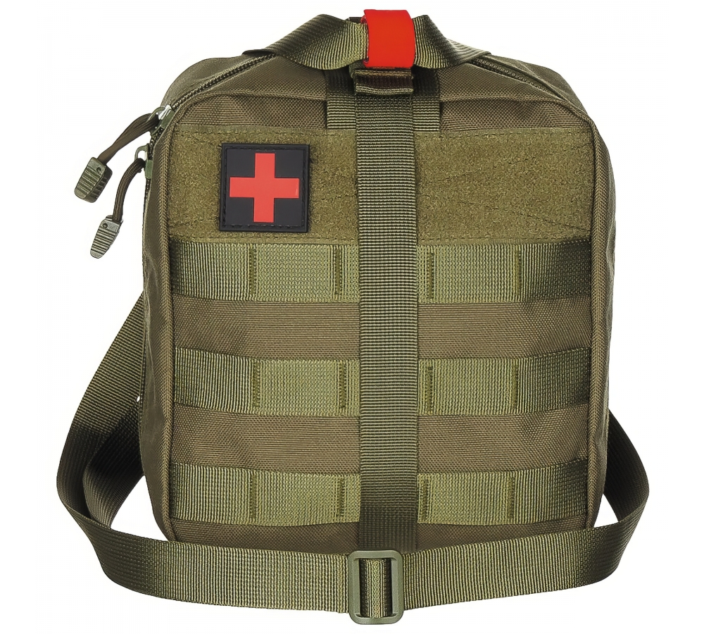 Pouch First Aid large "MOLLE IFAK" OD green