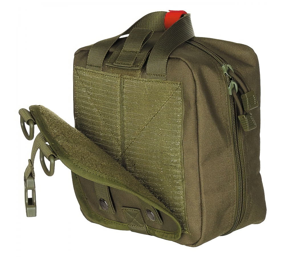 Pouch First Aid large "MOLLE IFAK" OD green