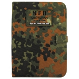 Diář "A5", suchý zip, maskáč Flecktarn, MFH