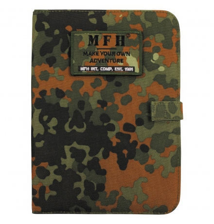 Diář "A5", suchý zip, maskáč Flecktarn, MFH