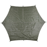 Plane "Hexagon-Tarp" oliv ca. 340 x 310 cm