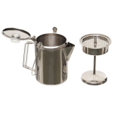 Kaffeekanne mit Perkolator Edelstahl (9 Tassen)