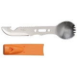 Multifunktionsgöffel Edelstahl Griff orange
